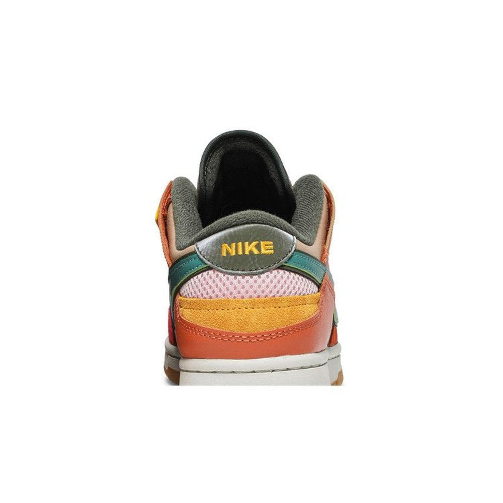 Nike Dunk Low Scrap Archeo Brown – detail materiálu | Purekickz