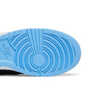 Nike Dunk Low Scrap Black Neutral Grey University Blue White – pohled shora | Purekickz