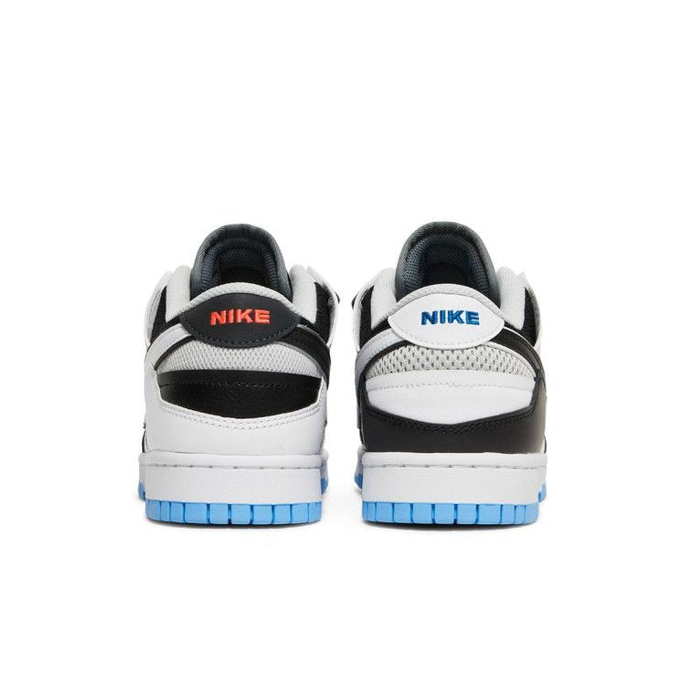Nike Dunk Low Scrap Black Neutral Grey University Blue White – podrážka | Purekickz
