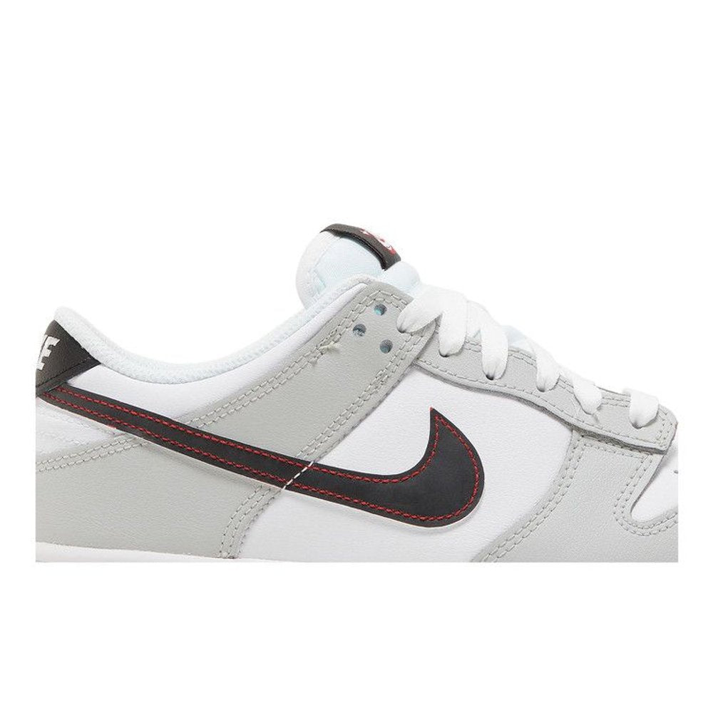 Nike Dunk Low SE GS 'Lottery Pack - Grey Fog' – detail | Purekickz