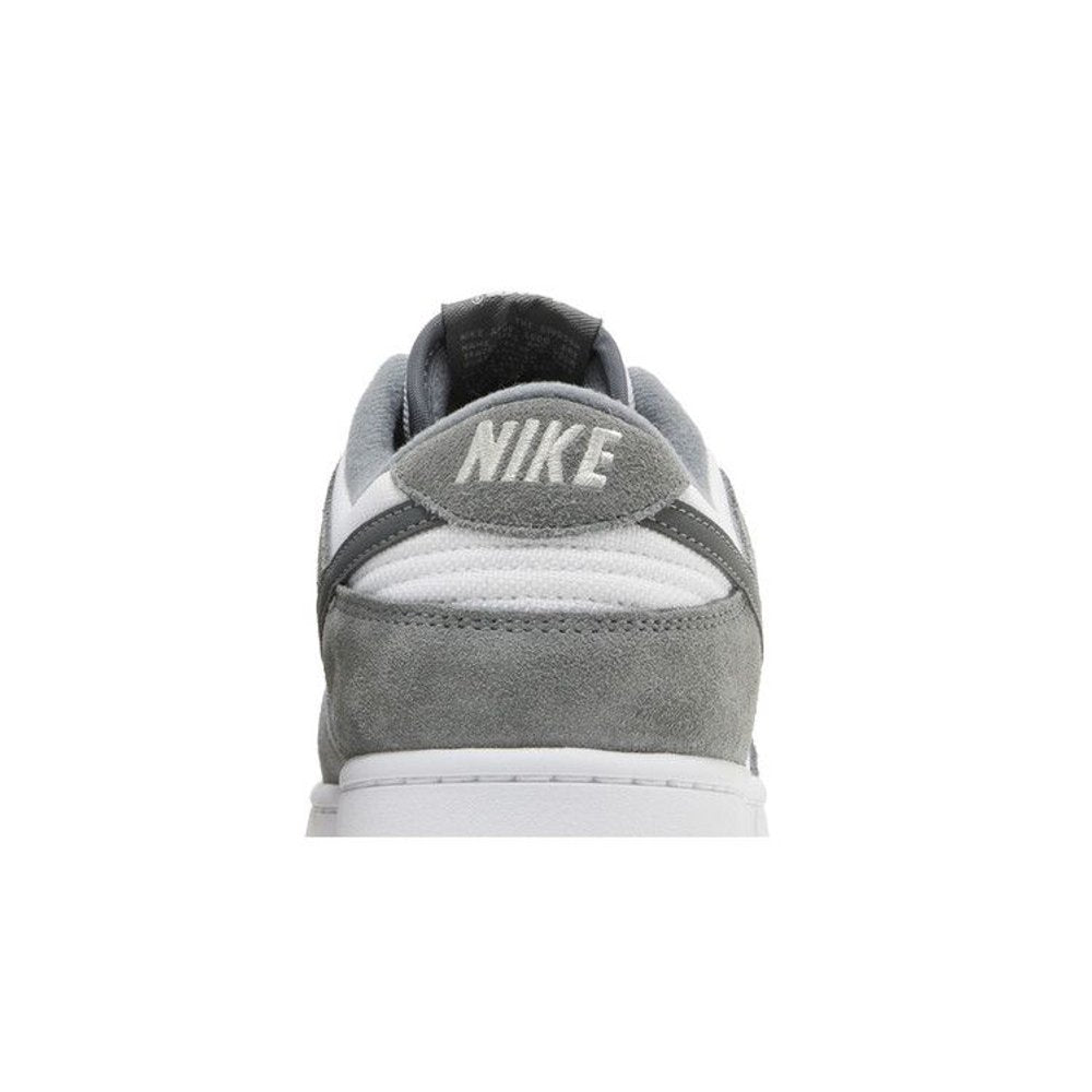 Nike Dunk Low Smoke Grey Gum 3M Swoosh – detail materiálu | Purekickz
