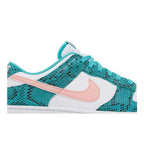 Nike Dunk Low Snakeskin Washed Teal Bleached Coral – detail | Purekickz