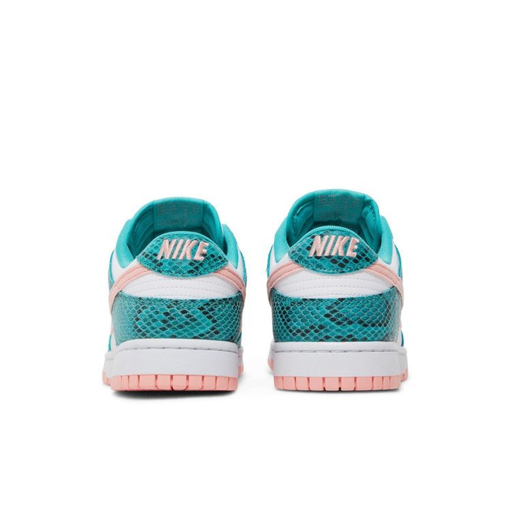 Nike Dunk Low Snakeskin Washed Teal Bleached Coral – podrážka | Purekickz