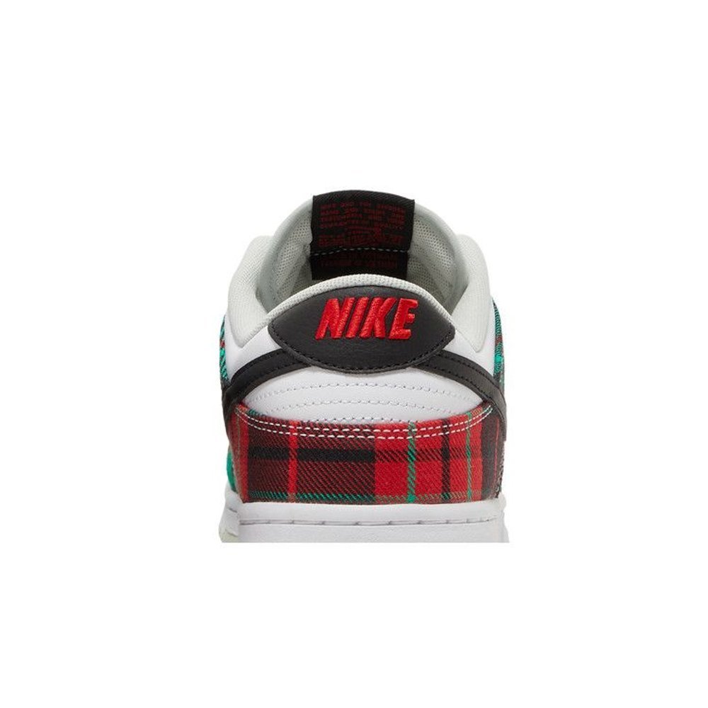 Nike Dunk Low Tartan Plaid – detail materiálu | Purekickz