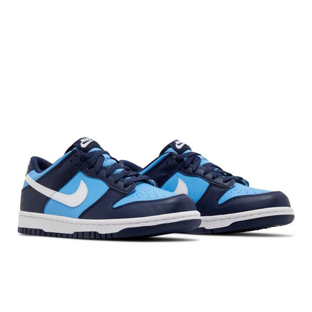 Nike Dunk Low University Blue White (GS) – lifestyle foto | Purekickz