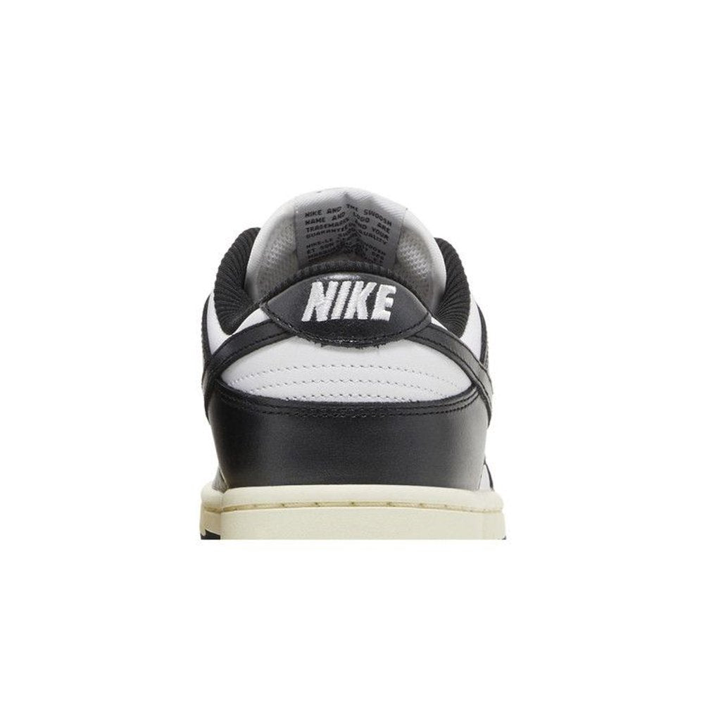 Nike Dunk Low Vintage Panda (W) – detail materiálu | Purekickz