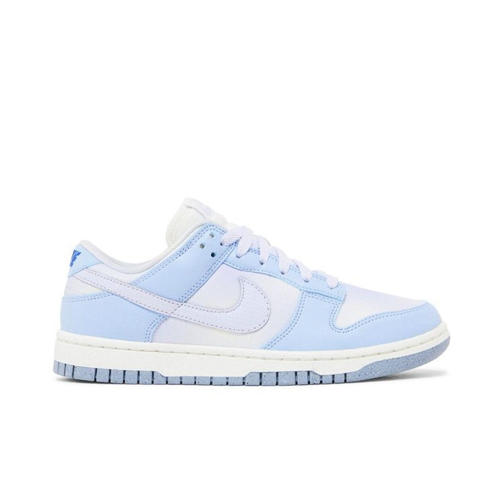 Nike Dunk Low White Blue Airbrush (W) – boční pohled | Purekickz