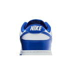 Nike Dunk Low White Hyper Royal (2025) – detail materiálu | Purekickz