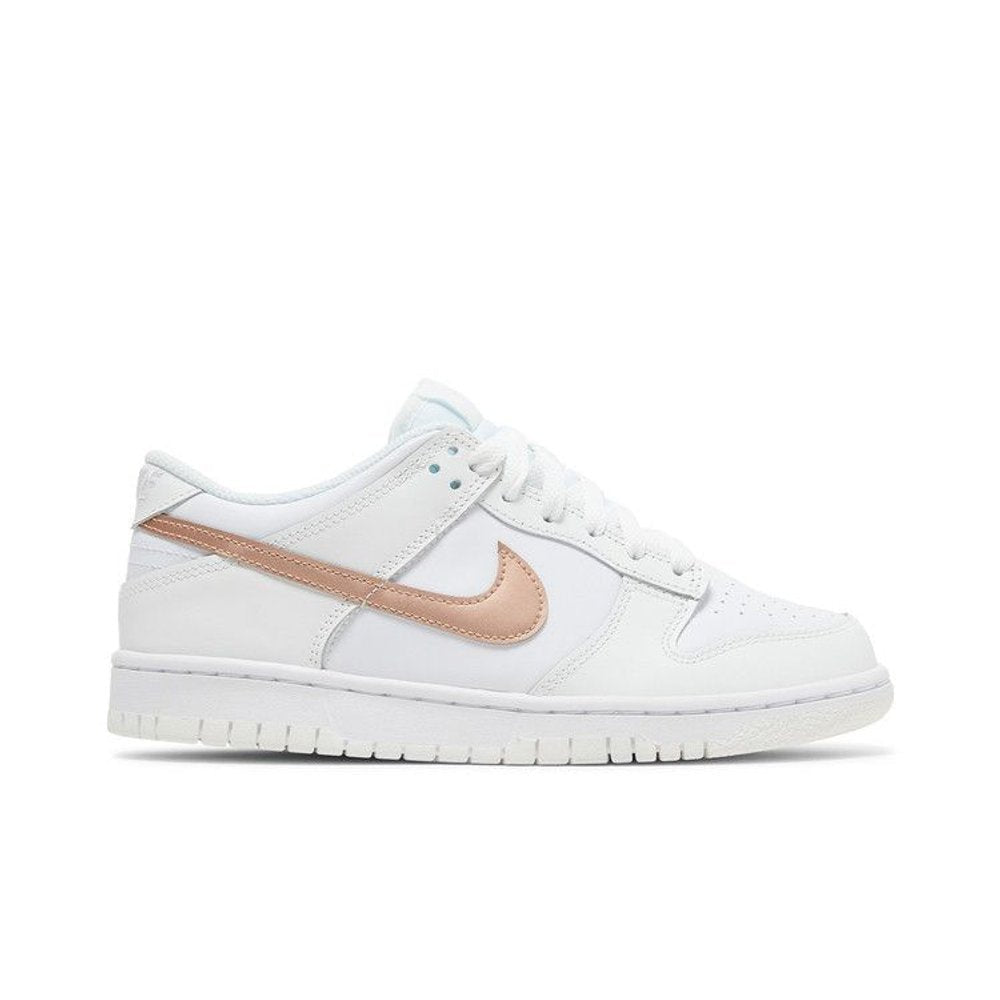 Nike Dunk Low White Pink (GS) – boční pohled | Purekickz