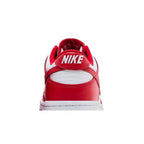 Nike Dunk Low White University Red (GS) – detail materiálu | Purekickz