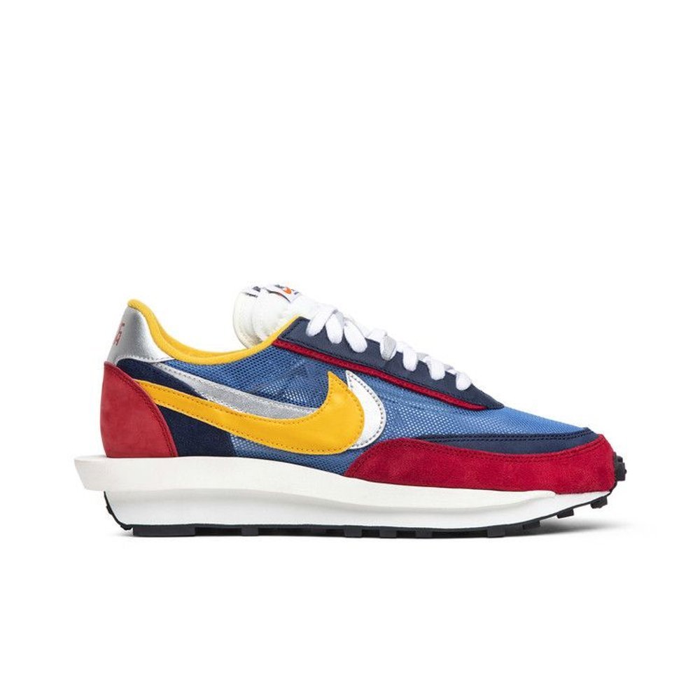 Nike LD Waffle sacai Varsity Blue – boční pohled | Purekickz