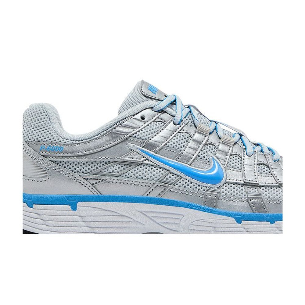 Nike P-6000 Metallic Platinum Pure Platinum Metallic Silver University Blue – detail | Purekickz
