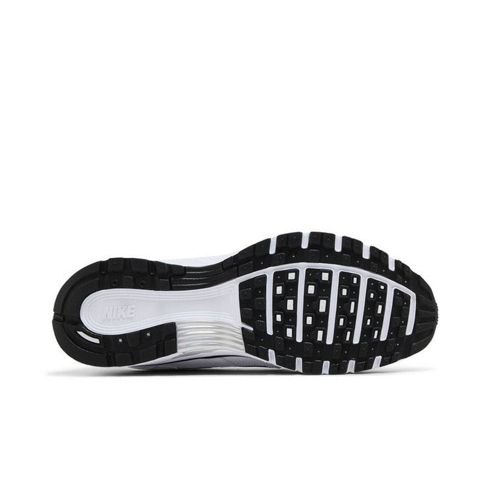 Nike P-6000 White Metallic Silver Black