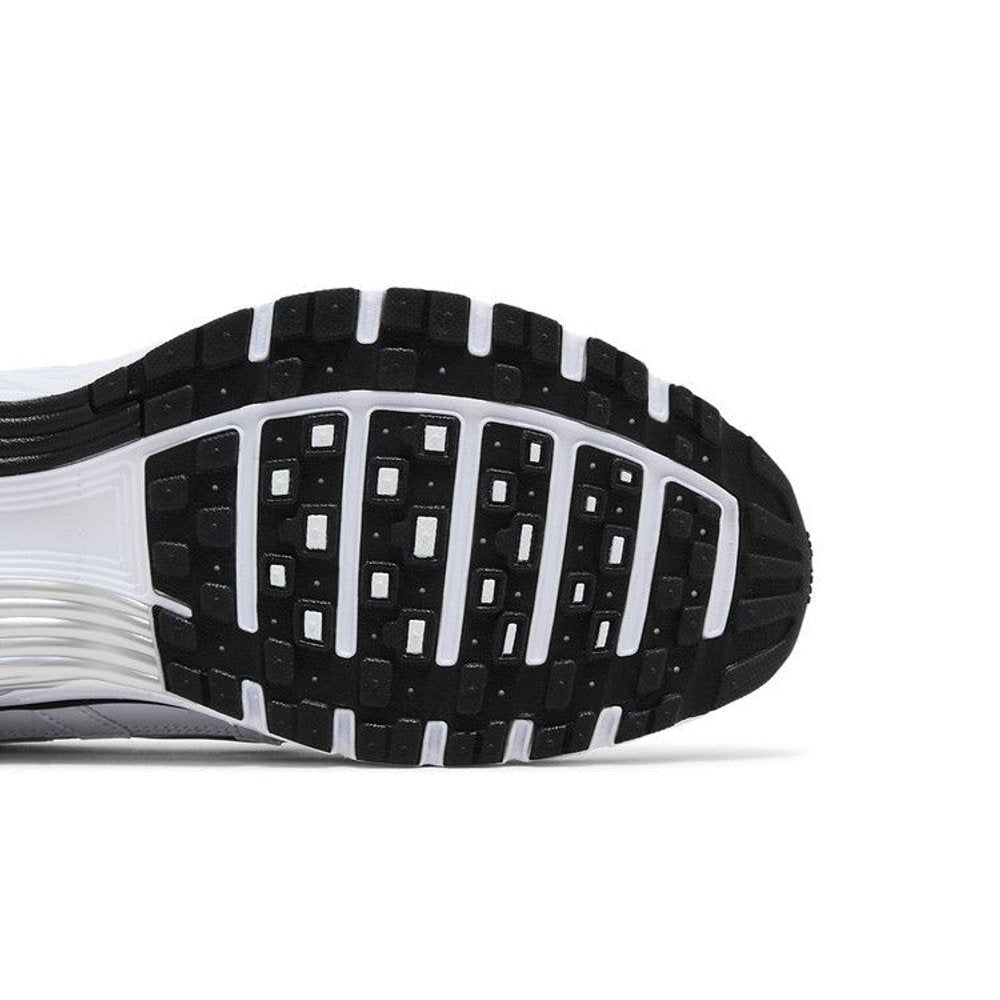Nike P-6000 White Metallic Silver Black