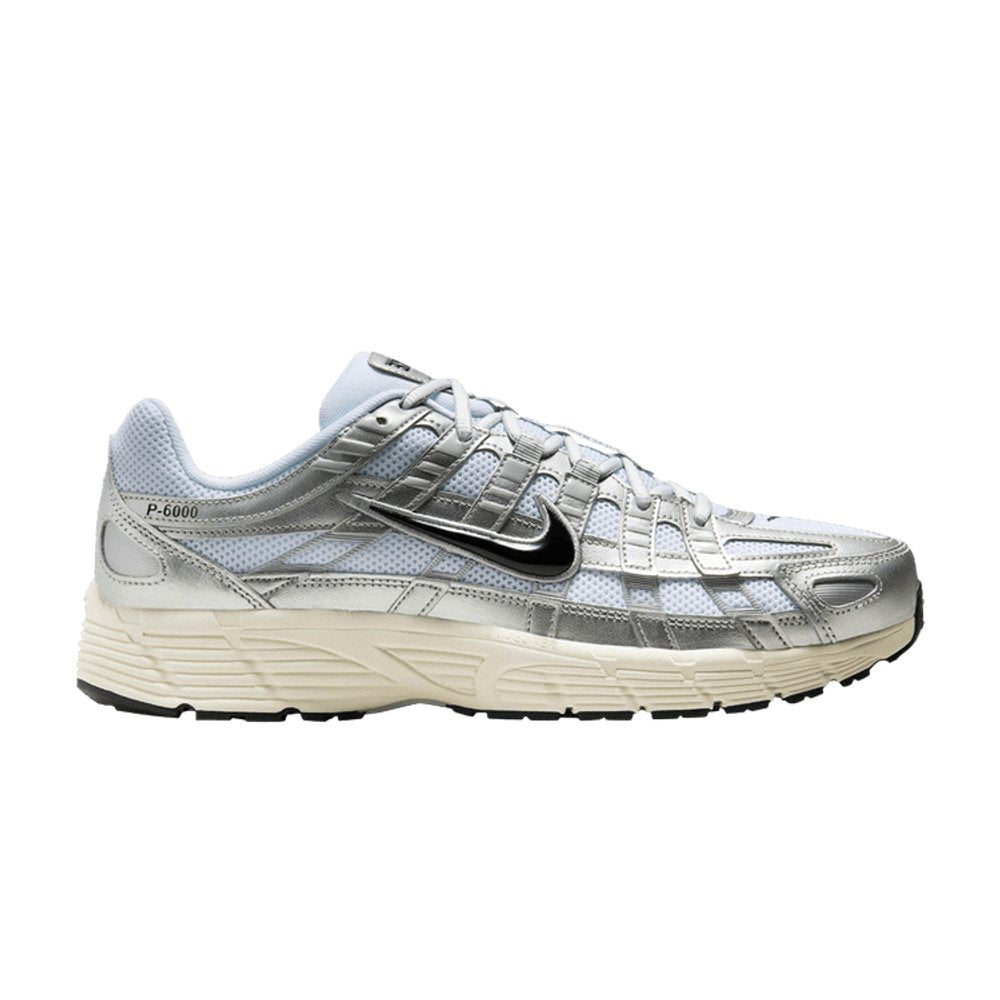 Nike P-6000 White Metallic Silver Flat Silver Black – hlavní pohled | Purekickz