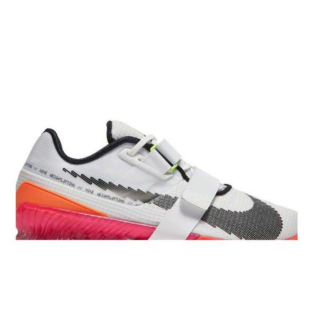 Nike Romaleos 4 SE White Bright Crimson Pink – detail | Purekickz