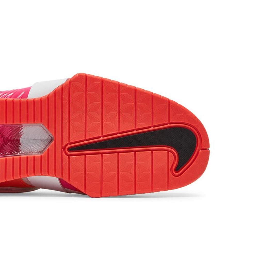 Nike Romaleos 4 SE White Bright Crimson Pink – pohled shora | Purekickz