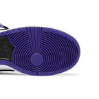 Nike SB Dunk Low Court Purple – pohled shora | Purekickz