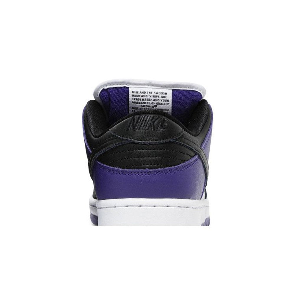 Nike SB Dunk Low Court Purple – detail materiálu | Purekickz