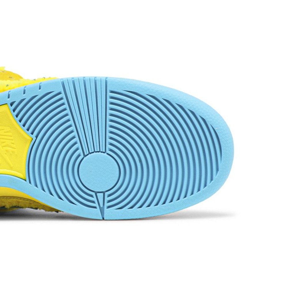 Nike SB Dunk Low Grateful Dead Bears Opti Yellow – pohled shora | Purekickz