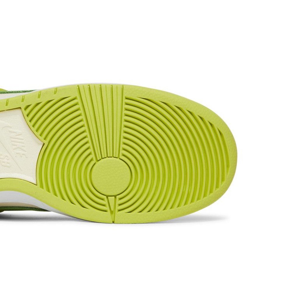 Nike SB Dunk Low Green Apple – pohled shora | Purekickz