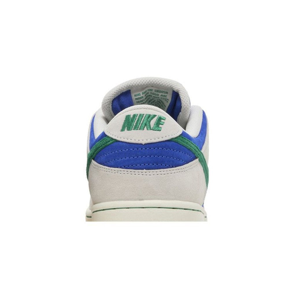 Nike SB Dunk Low Hyper Royal Malachite – detail materiálu | Purekickz