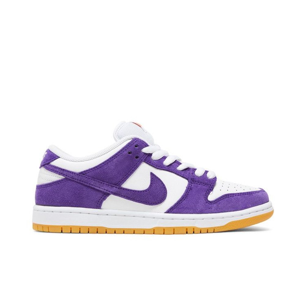Nike SB Dunk Low Pro ISO Orange Label Court Purple – boční pohled | Purekickz