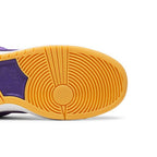 Nike SB Dunk Low Pro ISO Orange Label Court Purple – pohled shora | Purekickz