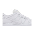 Nike SB Dunk Low Pro Triple White – detail | Purekickz