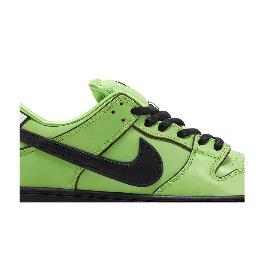 Nike SB Dunk Low The Powerpuff Girls Buttercup – detail | Purekickz