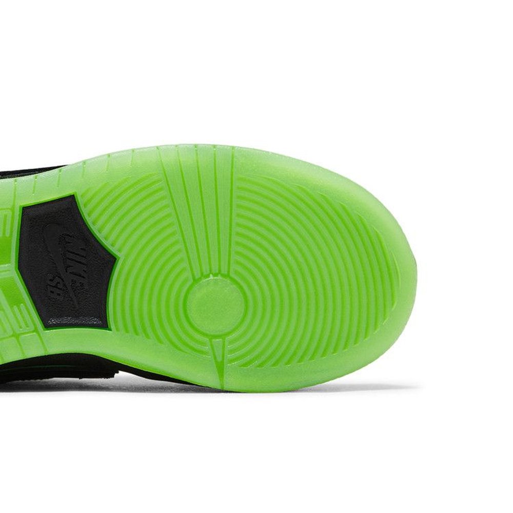 Nike SB Dunk Low The Powerpuff Girls Buttercup (PS) – pohled shora | Purekickz