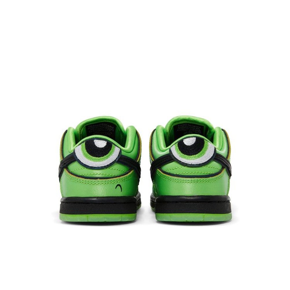 Nike SB Dunk Low The Powerpuff Girls Buttercup (TD) – podrážka | Purekickz