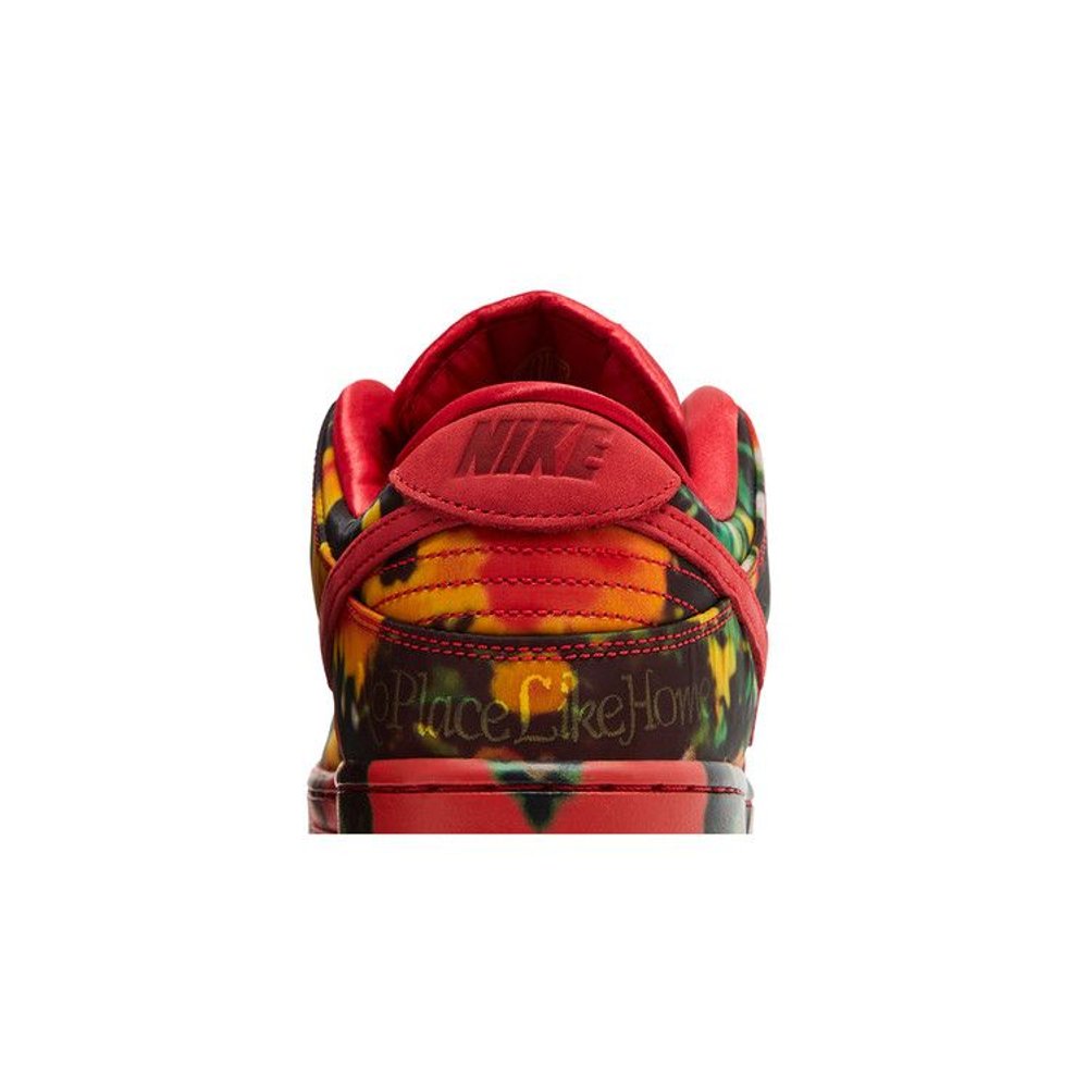 Nike SB Dunk Low The Wizard of Oz Poppy Field – detail materiálu | Purekickz