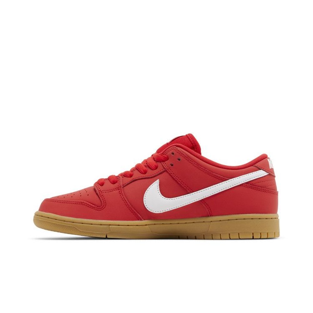 Nike SB Dunk Low University Red Gum – hlavní pohled | Purekickz