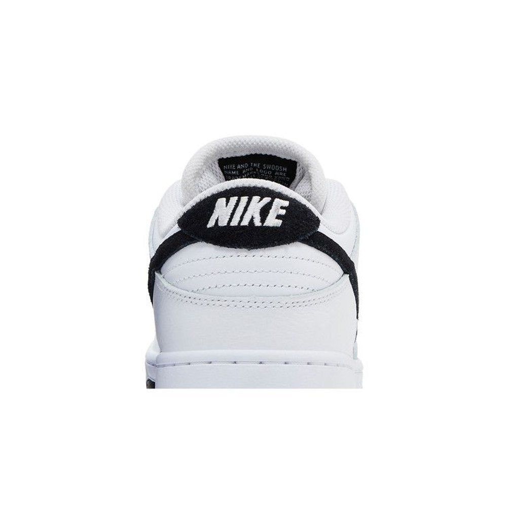 Nike SB Dunk Low White Black – detail materiálu | Purekickz