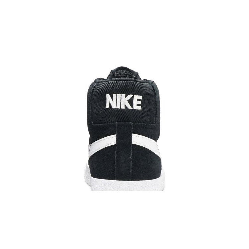 Nike SB Zoom Blazer Mid Black White – detail materiálu | Purekickz