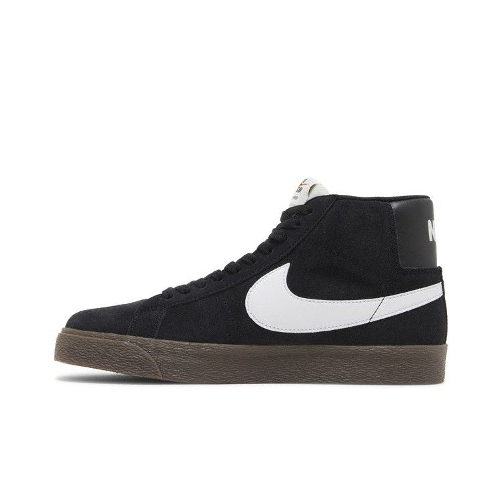 Nike SB Zoom Blazer Mid Black White Dark Gum – hlavní pohled | Purekickz