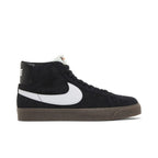 Nike SB Zoom Blazer Mid Black White Dark Gum – boční pohled | Purekickz