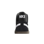 Nike SB Zoom Blazer Mid Black White Dark Gum – detail materiálu | Purekickz