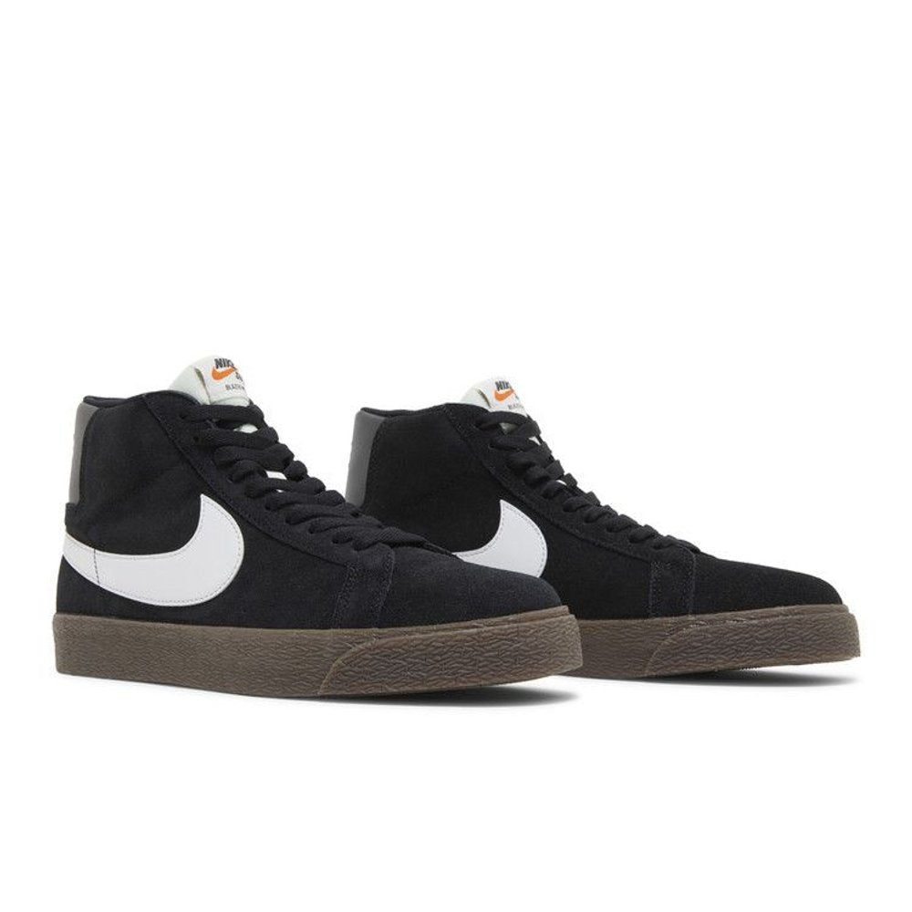 Nike SB Zoom Blazer Mid Black White Dark Gum – lifestyle foto | Purekickz