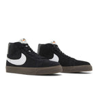 Nike SB Zoom Blazer Mid Black White Dark Gum – lifestyle foto | Purekickz