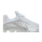 Nike Shox R4 White Bright Crimson Metallic Silver – detail | Purekickz