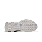 Nike Shox R4 White Bright Crimson Metallic Silver – zadní pohled | Purekickz