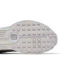 Nike Shox R4 White Bright Crimson Metallic Silver – pohled shora | Purekickz
