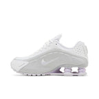 Nike Shox R4 White Metallic Platinum Barely Grape – hlavní pohled | Purekickz