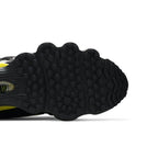 Nike Shox TL Black Dynamic Yellow Metallic Silver – pohled shora | Purekickz