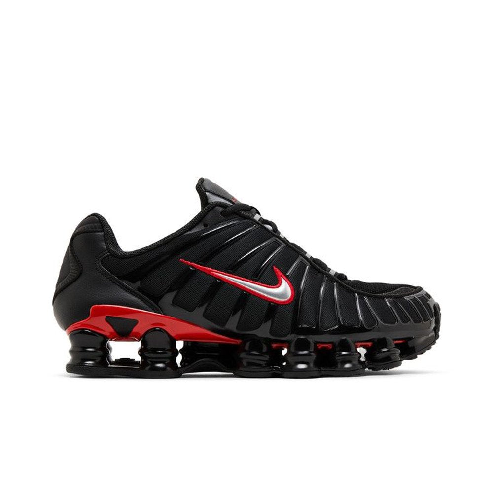 Nike Shox TL Black University Red – boční pohled | Purekickz