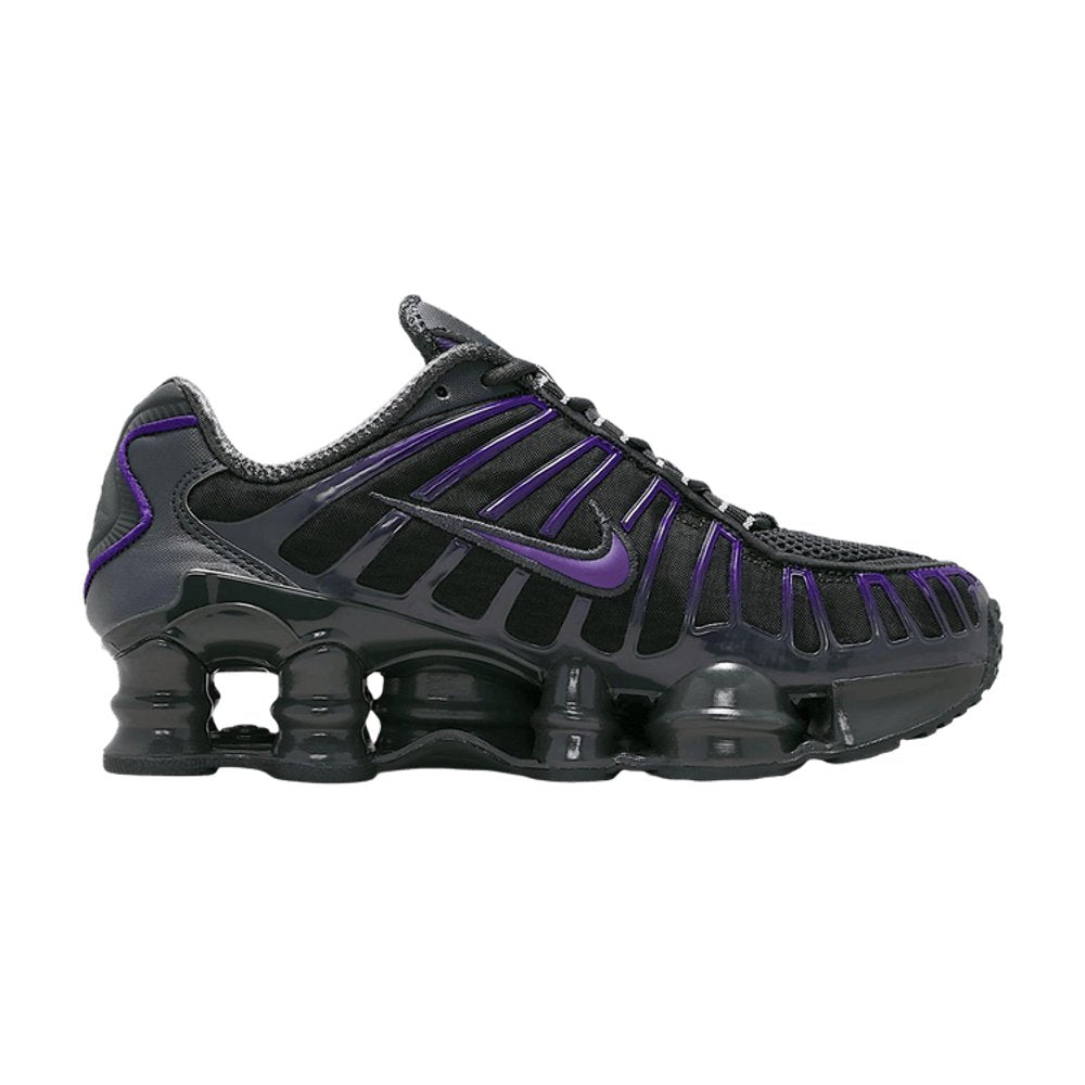 Nike Shox TL Dark Smoke Grey Court Purple – boční pohled | Purekickz