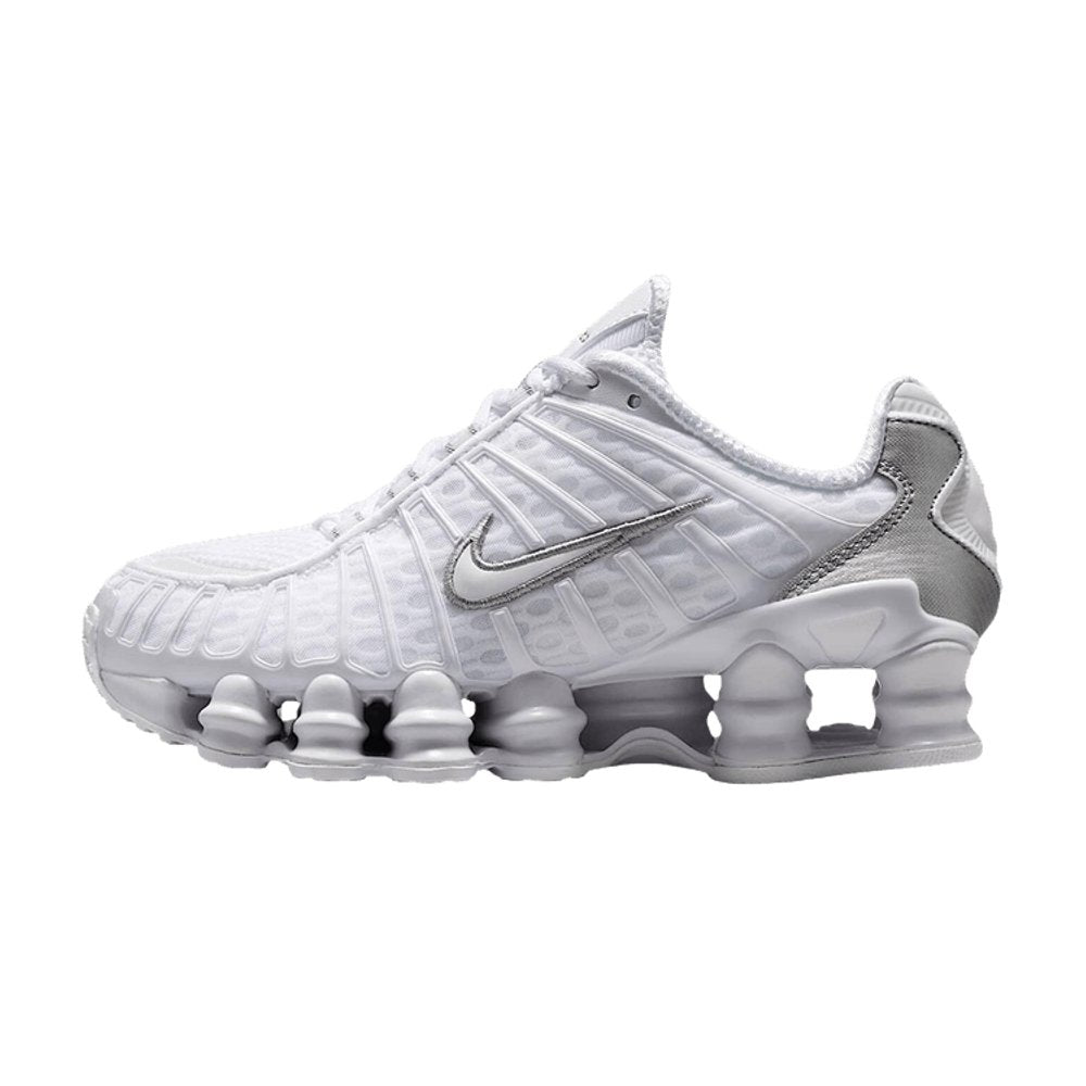 Nike Shox TL GS 'White/Metallic Silver/Max Orange/White'