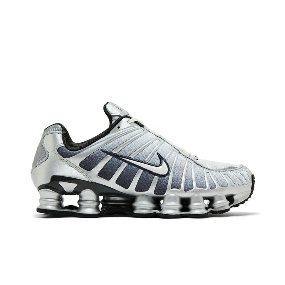 Nike Shox TL Metallic Silver – boční pohled | Purekickz